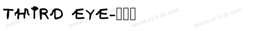 THIRD EYE字体转换
